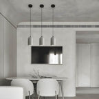 FORGI Concrete Pendant Light – Industrial Minimalist Hanging Lamp | Modern Urban Ceiling Lighting