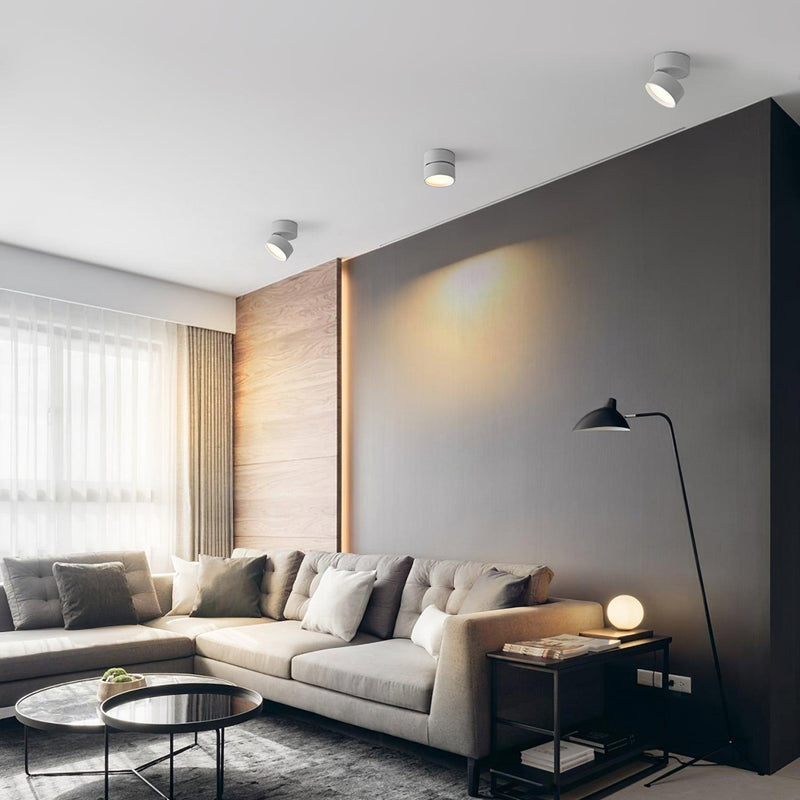 Veloria Surface Ceiling Light – Adjustable LED Spotlight | Minimalist Accent Lighting for Modern Interiors