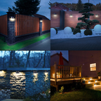 Solar LED Outdoor Lighting – Stainless Steel Solar Wall Lights | IP65 Weather-Resistant Outdoor Lighting