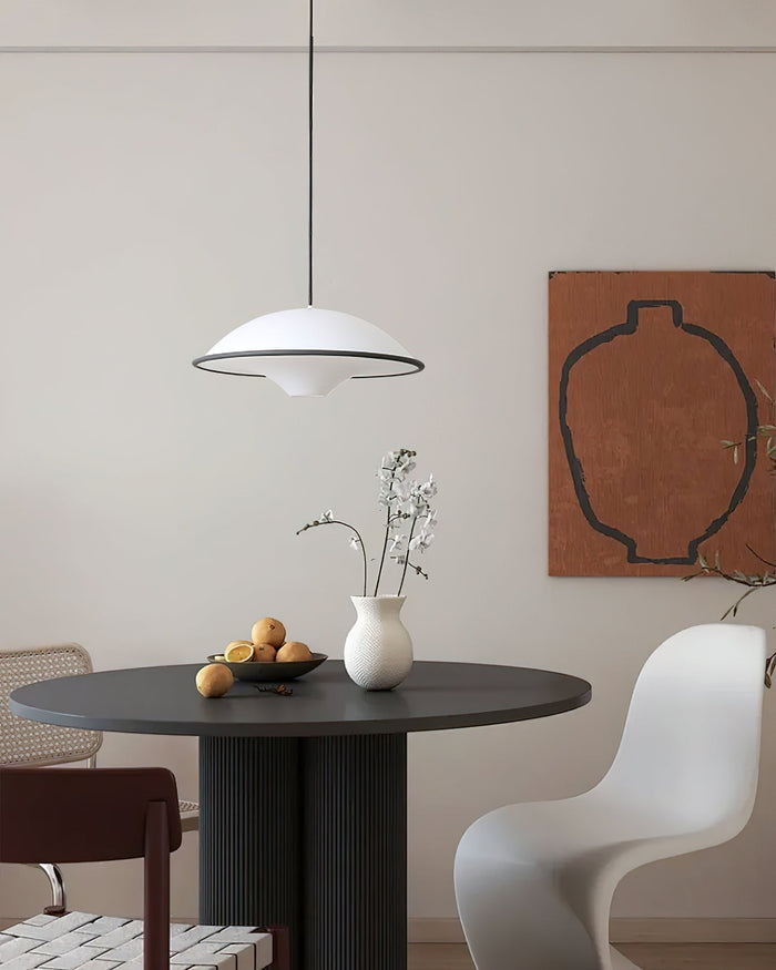 Fontana Minimalist Pendant Light – UFO Inspired Hanging Lamp | Modern Ambient Ceiling Lighting