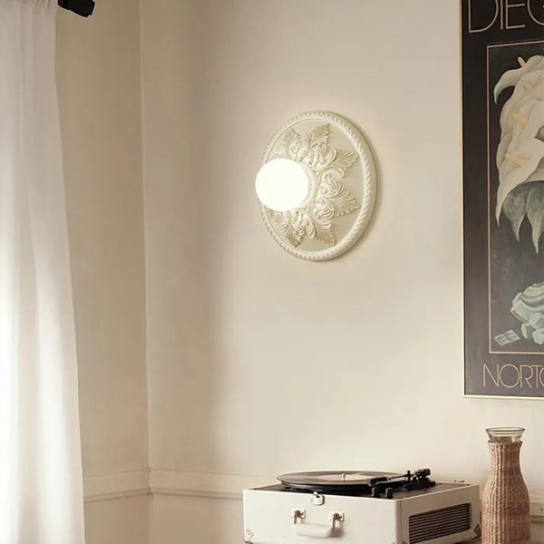 MochaGlow Wall Light – Resin & Glass Designer Sconce | Warm Contemporary Accent Lighting