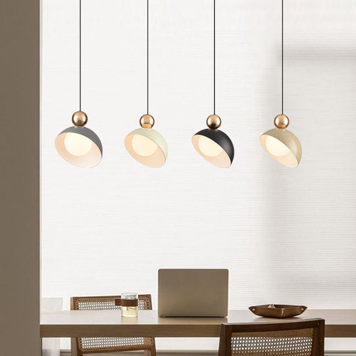 Adjustable Glass Pendant Chandelier – Modern LED Ceiling Light | Elegant Dining Room Lighting