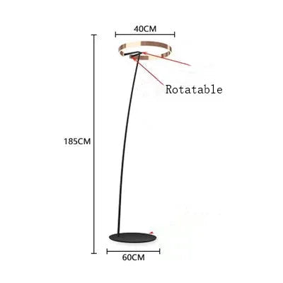 Scandinavian LED Designer Floor Lamp – Modern Statement Lighting with Elegant Minimalism