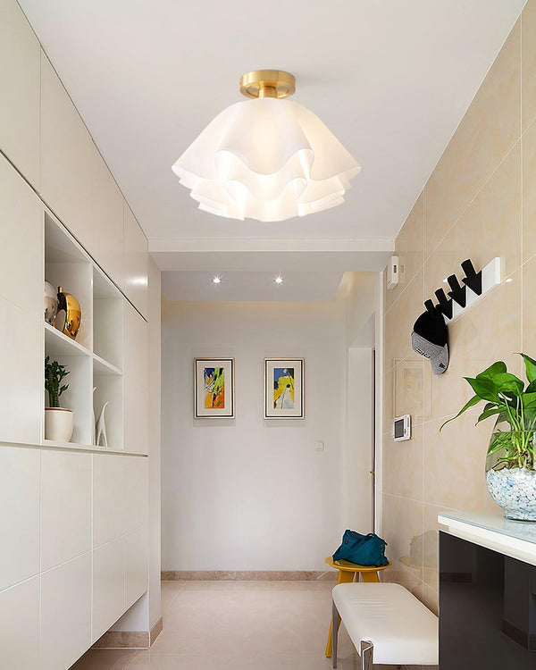 Gailon Copper Ceiling Light – Elegant Folded Design Ceiling Lamp | Modern Luxury Interior Lighting