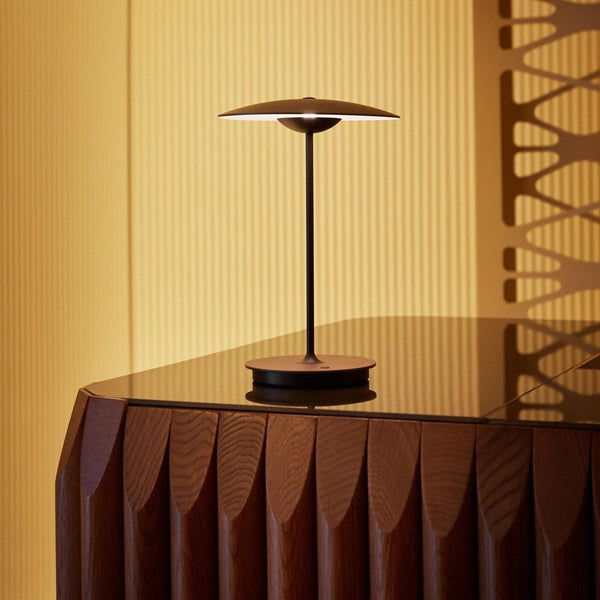 Aurelia Halo Table Lamp – Contemporary LED Accent Lighting | Premium Metal Designer Lamp