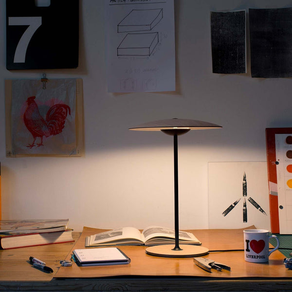 Aurelia Halo Table Lamp – Contemporary LED Accent Lighting | Premium Metal Designer Lamp