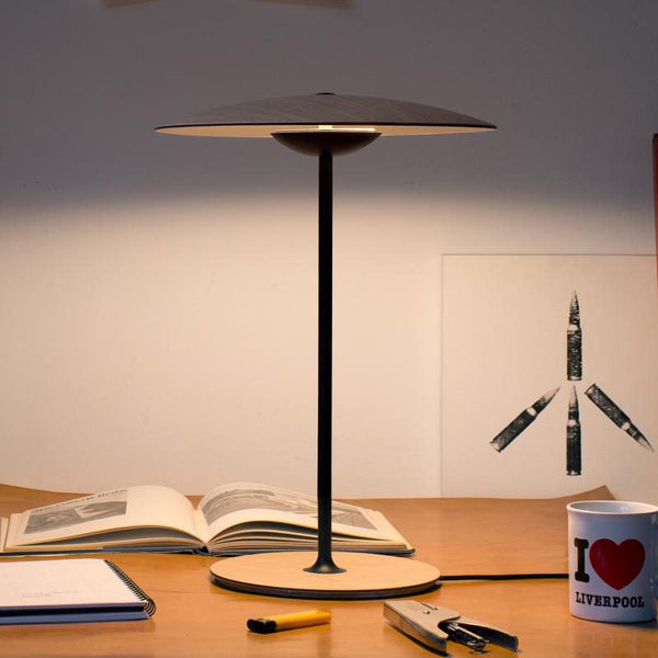 Aurelia Halo Table Lamp – Contemporary LED Accent Lighting | Premium Metal Designer Lamp