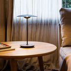 Aurelia Halo Table Lamp – Contemporary LED Accent Lighting | Premium Metal Designer Lamp