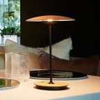 Aurelia Halo Table Lamp – Contemporary LED Accent Lighting | Premium Metal Designer Lamp