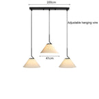 Nordic Plissé Cream Pendant Light – Scandinavian Pleated Hanging Lamp | Elegant Minimalist Ceiling Lighting