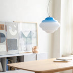 Gradient Cloudy Pendant Light – Artistic Glass Hanging Lamp | Colourful Modern Ambient Ceiling Lighting