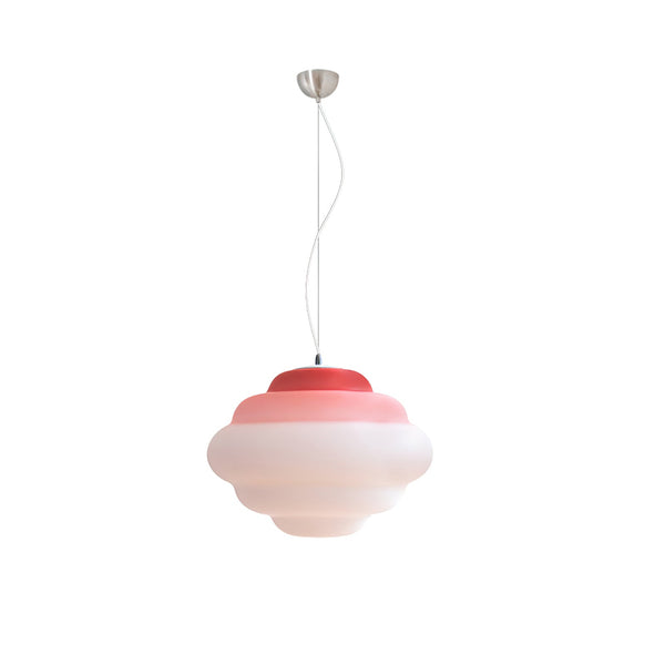 Gradient Cloudy Pendant Light – Artistic Glass Hanging Lamp | Colourful Modern Ambient Ceiling Lighting