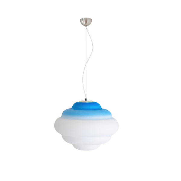 Gradient Cloudy Pendant Light – Artistic Glass Hanging Lamp | Colourful Modern Ambient Ceiling Lighting