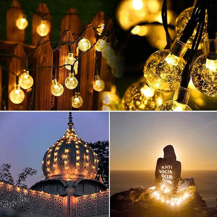 Solarite Solar LED String Lights – Waterproof Outdoor Fairy Lights | Solar Garden Lighting