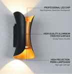 ScandiGlow LED Wall Light – Waterproof Indoor & Outdoor Up & Down Wall Lamp | Modern Aluminium Lighting