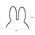 LumiHase LED Night Light – USB Wall Lamp with Bunny Ear Design