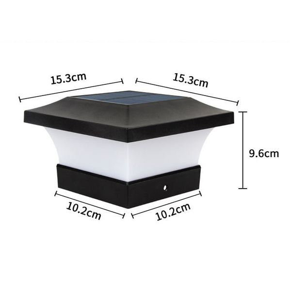 Light – Solar Powered Outdoor Pillar Lamp | IP65 Garden Column Light