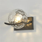 Lunara Glass LED Wall Light – Contemporary Designer Sconce | Modern Ambient Lighting