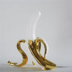 MaisonBanana Designer Table Lamp – Art Deco LED Accent Light | Sculptural Statement Lighting