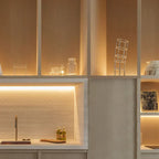EdgeGlow Pro LED Shelf Light – Invisible Cabinet Lighting | Dimmable Warm White Display Illumination
