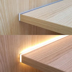 EdgeGlow Pro LED Shelf Light – Invisible Cabinet Lighting | Dimmable Warm White Display Illumination