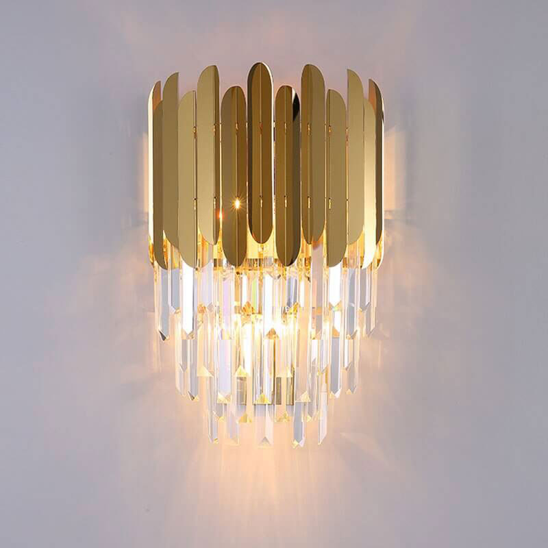 Bellevue Crystal Wall Light – Mini Chandelier Sconce | Luxury Decorative Accent Lighting