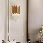 Veloura Glass Wall Light – Modern Luxury Wall Lamp | Elegant Stainless Steel Sconce for Contemporary Interiors