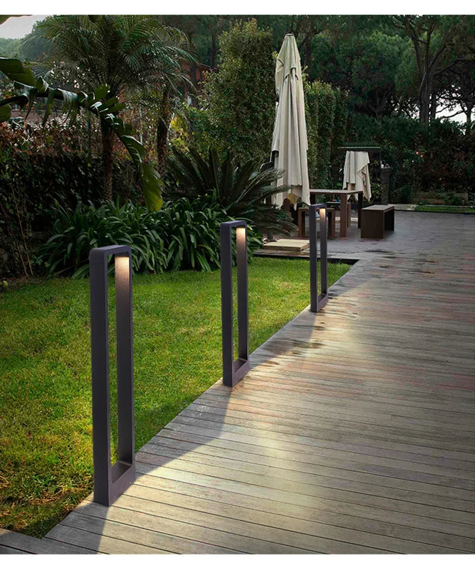 Novalith Bollard Light – Modern 7W LED Garden Lamp | Waterproof Outdoor Pathway Lighting for Contemporary Landscapes