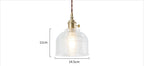 AeroNord LumiSphere Pendant Light – Japandi Glass Pendant Lamp for Living Rooms, Cafés &Modern Interiors