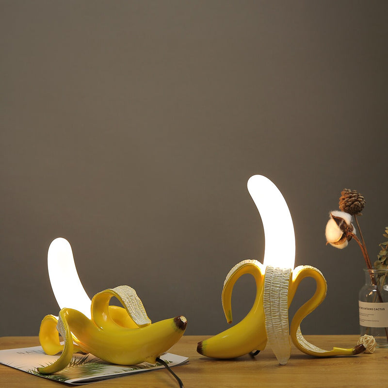 MaisonBanana Designer Table Lamp – Art Deco LED Accent Light | Sculptural Statement Lighting