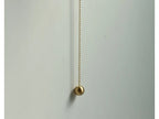 Nordic Copper Wall Light – E26 Glass Wall Lamp with Pull Cord Switch | Elegant Bathroom & Bedroom Lighting | Contemporary Scandinavian Design