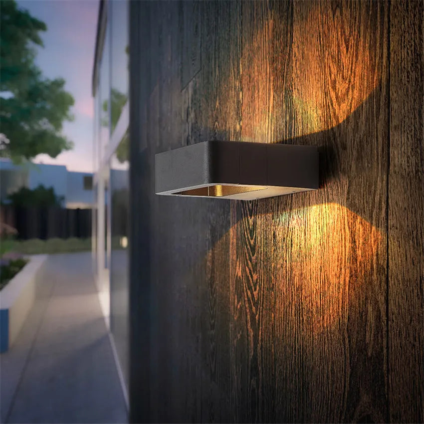 UrbanShield LED Outdoor Wall Light – Waterproof Aluminium Wall Lamp | Modern Garden & Exterior Lighting