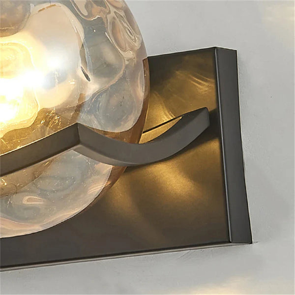 Lunara Glass LED Wall Light – Contemporary Designer Sconce | Modern Ambient Lighting