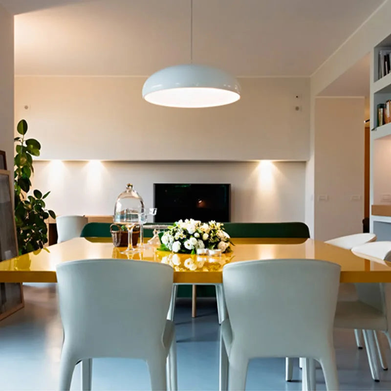Nordic Colour Pendant Light – Modern E26 Ceiling Lamp | Scandinavian Designer Lighting | Contemporary Interior Accent