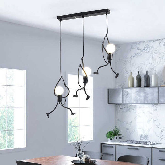 Doll Pendant Light – Playful Character Hanging Lamp | Fun Decorative Lighting for Creative Interiors
