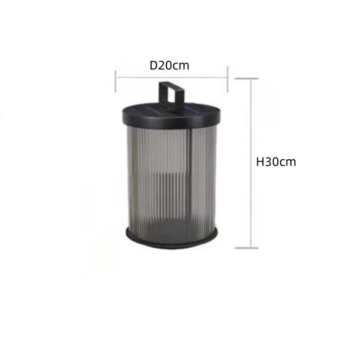 Crystal Glass Outdoor Lamp – Retro-Inspired Outdoor Garden Light | Elegant Exterior Lighting