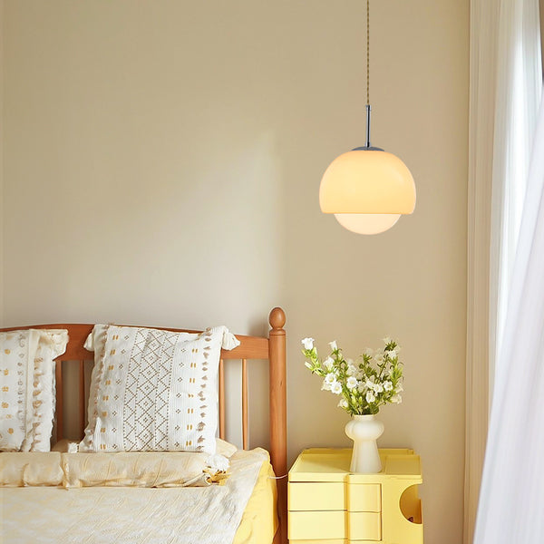Bauhaus Glass Pendant Light – Scandinavian Artistic Hanging Lamp | Modern Designer Ceiling Lighting
