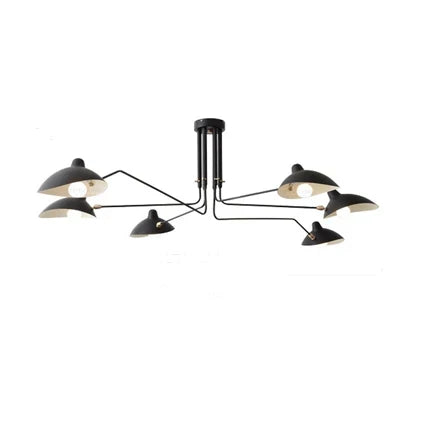Ironova Rotating Ceiling Light – Industrial Multi-Head Pendant Lamp | Modern Loft Lighting for Contemporary Interiors