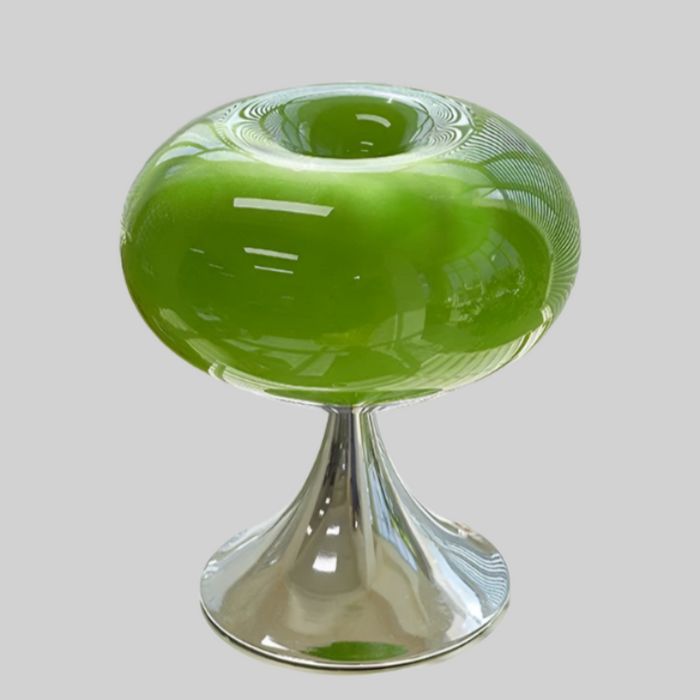 Pomelle Bauhaus Table Lamp – Retro Glass Accent Light | Vintage-Inspired Designer Lighting