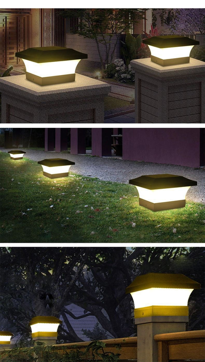 Light – Solar Powered Outdoor Pillar Lamp | IP65 Garden Column Light