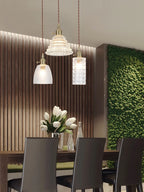 AeroNord LumiSphere Pendant Light – Japandi Glass Pendant Lamp for Living Rooms, Cafés &Modern Interiors