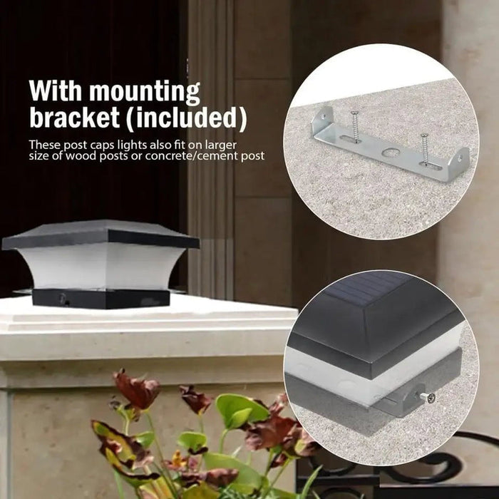 Light – Solar Powered Outdoor Pillar Lamp | IP65 Garden Column Light
