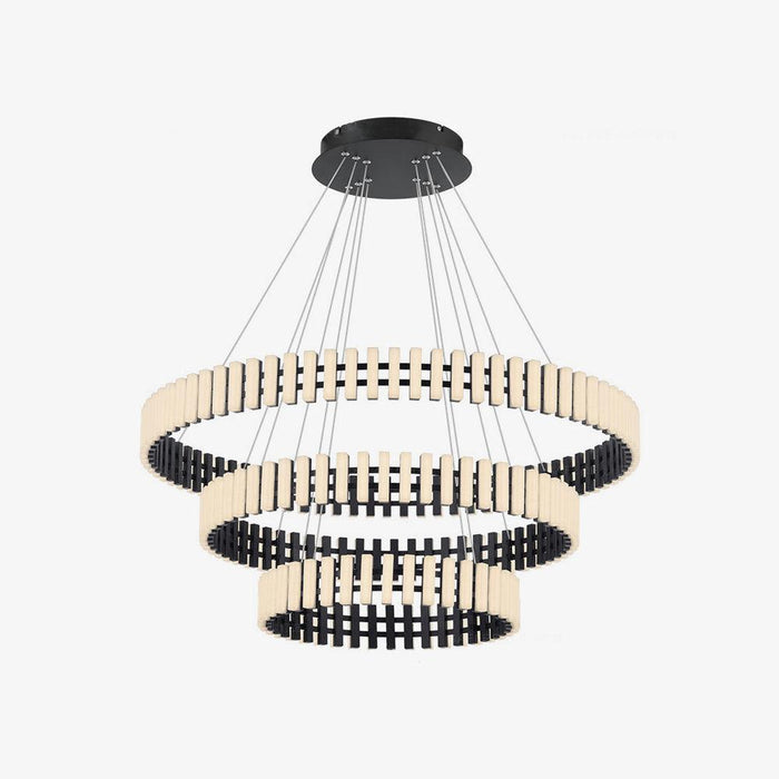 Carousel Pendant Chandelier – Modern Ring LED Suspension Light | Elegant Statement Lighting