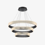Carousel Pendant Chandelier – Modern Ring LED Suspension Light | Elegant Statement Lighting