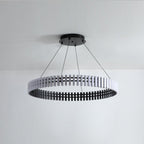 Carousel Pendant Chandelier – Modern Ring LED Suspension Light | Elegant Statement Lighting
