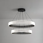 Carousel Pendant Chandelier – Modern Ring LED Suspension Light | Elegant Statement Lighting