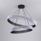 Carousel Pendant Chandelier – Modern Ring LED Suspension Light | Elegant Statement Lighting
