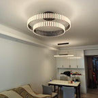 Carousel Pendant Chandelier – Modern Ring LED Suspension Light | Elegant Statement Lighting