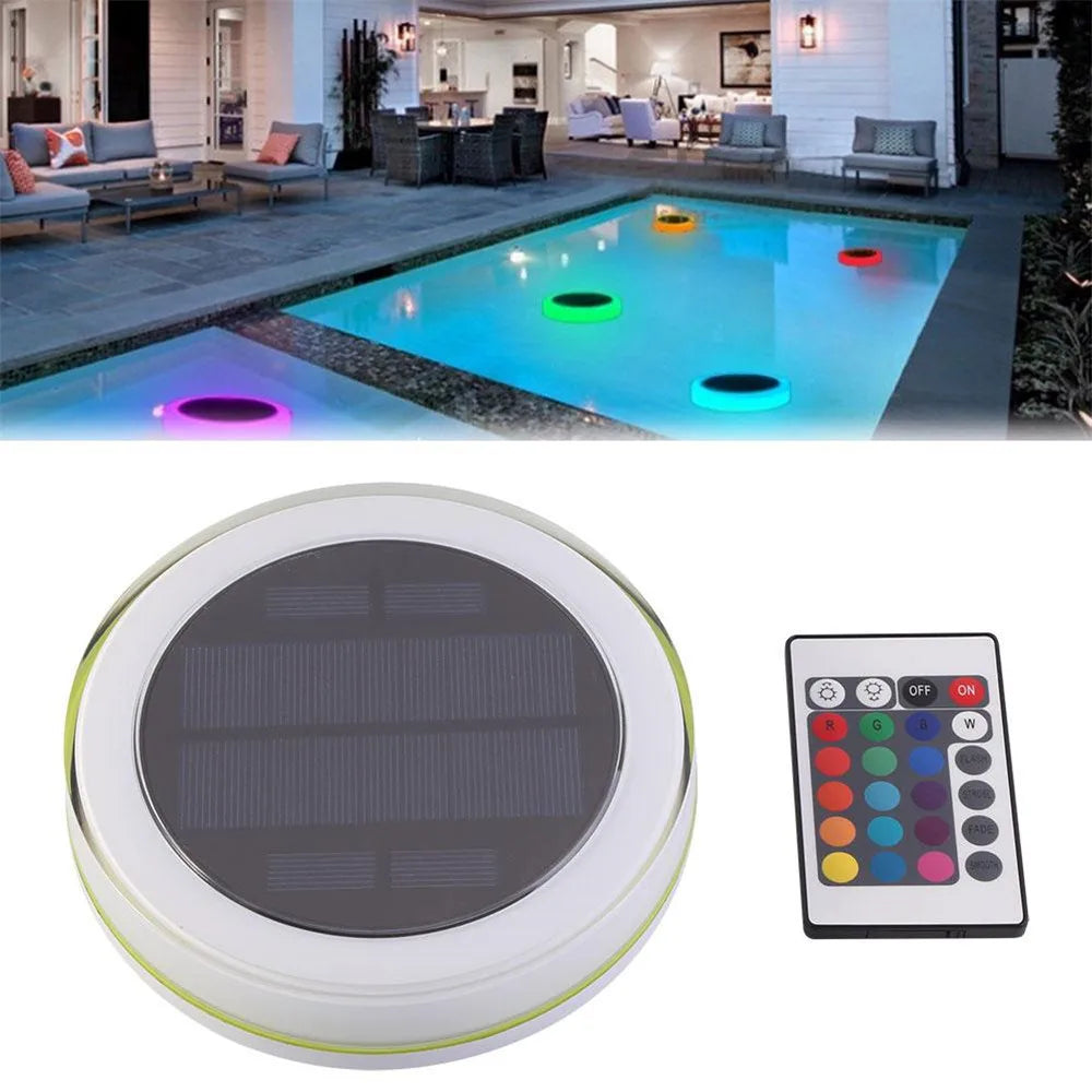 AquaOrb Solar Floating Pool Light – RGB Waterproof LED Sphere with App & Remote Control | Smart Outdoor Mood Lighting