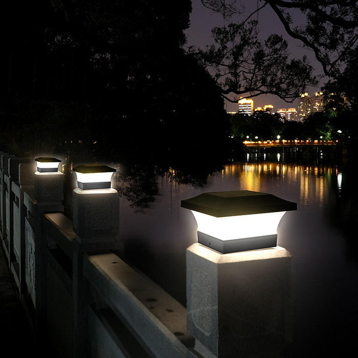 Light – Solar Powered Outdoor Pillar Lamp | IP65 Garden Column Light